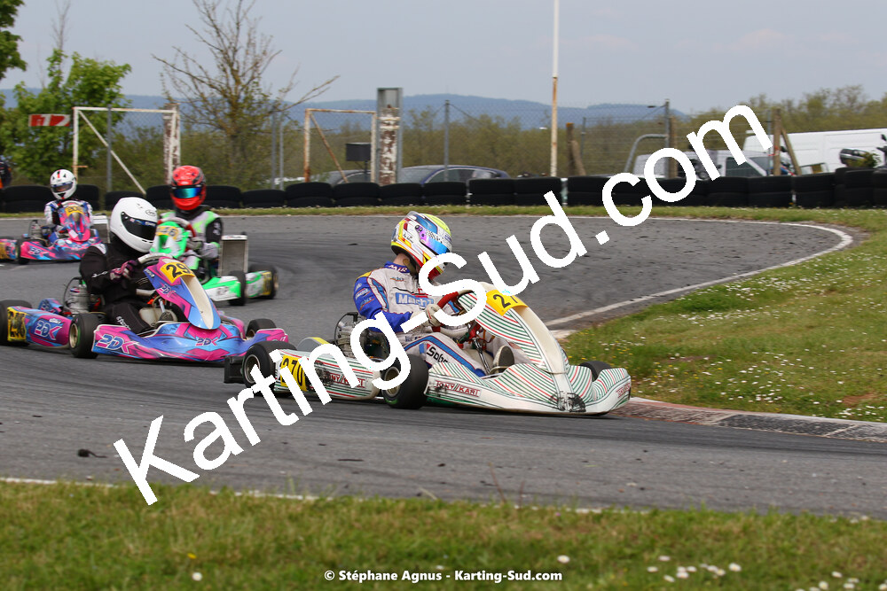 30/04 & 01/05/2022 : 4ème manche du Championnat du Sud 2022 au circuit Karting Plus de Belmont sur Rance (photos Stéphane Agnus) 2022 — karting