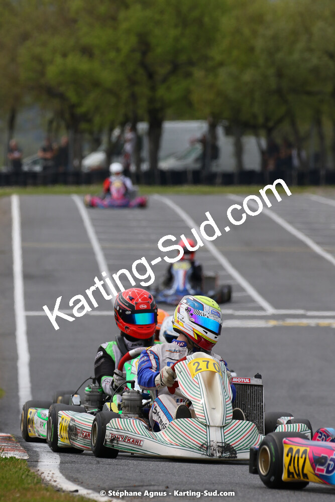 30/04 & 01/05/2022 : 4ème manche du Championnat du Sud 2022 au circuit Karting Plus de Belmont sur Rance (photos Stéphane Agnus) 2022 — karting