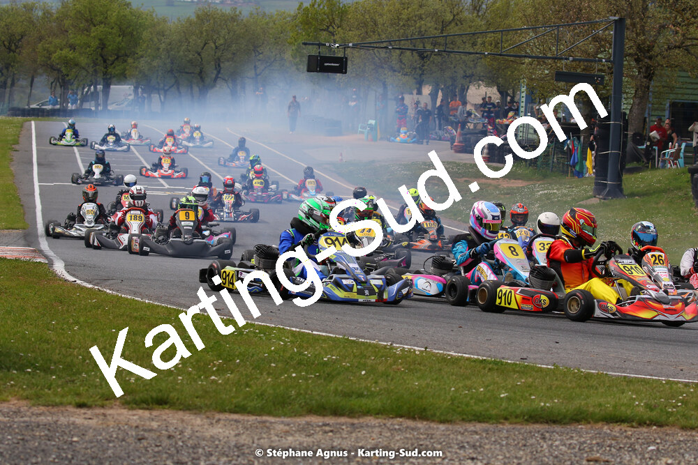 30/04 & 01/05/2022 : 4ème manche du Championnat du Sud 2022 au circuit Karting Plus de Belmont sur Rance (photos Stéphane Agnus) 2022 — karting