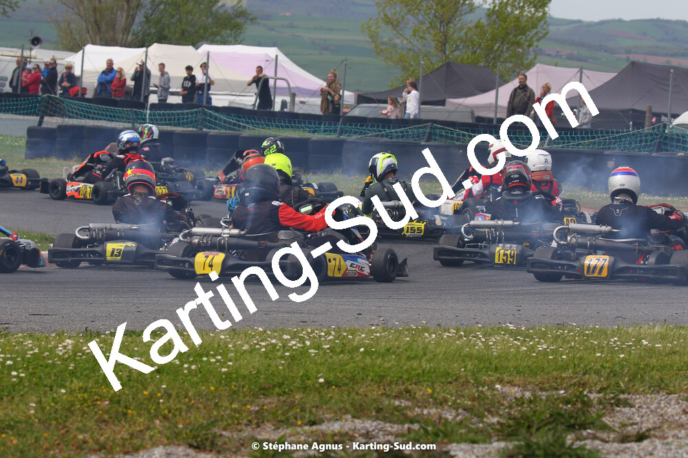 30/04 & 01/05/2022 : 4ème manche du Championnat du Sud 2022 au circuit Karting Plus de Belmont sur Rance (photos Stéphane Agnus) 2022 — karting