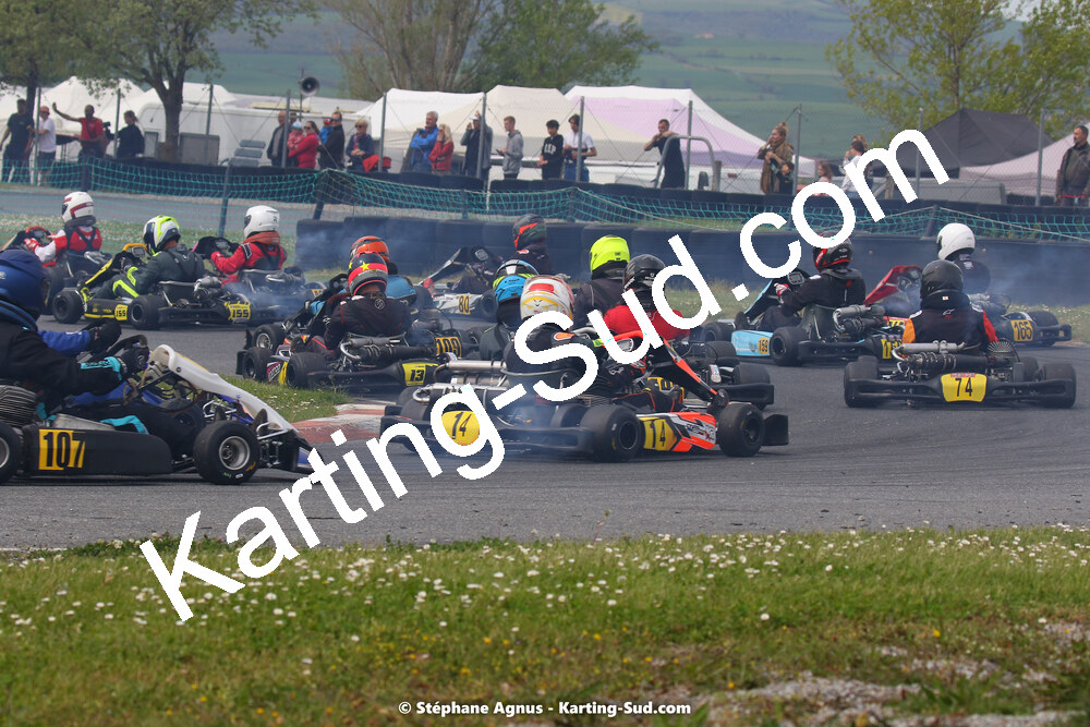 30/04 & 01/05/2022 : 4ème manche du Championnat du Sud 2022 au circuit Karting Plus de Belmont sur Rance (photos Stéphane Agnus) 2022 — karting