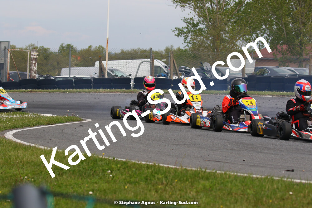30/04 & 01/05/2022 : 4ème manche du Championnat du Sud 2022 au circuit Karting Plus de Belmont sur Rance (photos Stéphane Agnus) 2022 — karting