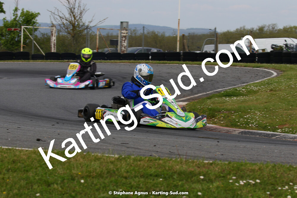 30/04 & 01/05/2022 : 4ème manche du Championnat du Sud 2022 au circuit Karting Plus de Belmont sur Rance (photos Stéphane Agnus) 2022 — karting