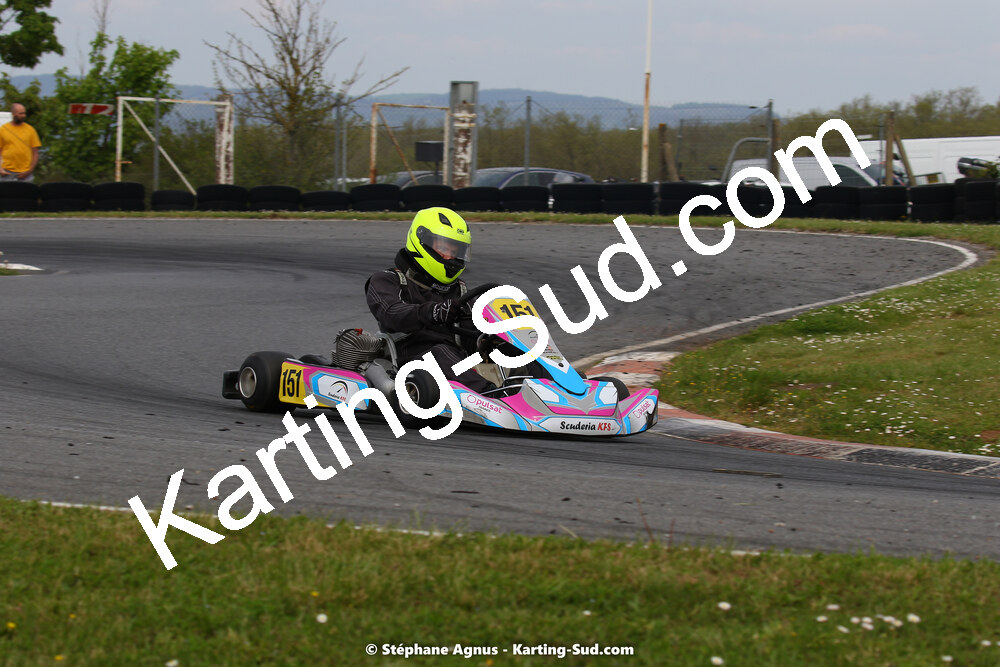 30/04 & 01/05/2022 : 4ème manche du Championnat du Sud 2022 au circuit Karting Plus de Belmont sur Rance (photos Stéphane Agnus) 2022 — karting