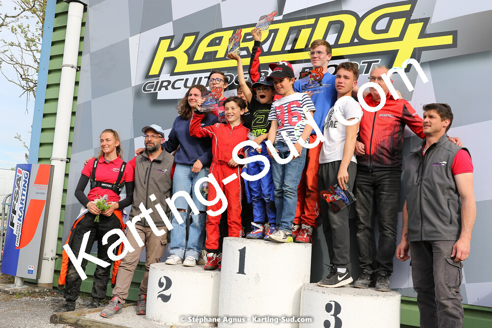 30/04 & 01/05/2022 : 4ème manche du Championnat du Sud 2022 au circuit Karting Plus de Belmont sur Rance (photos Stéphane Agnus) 2022 — karting