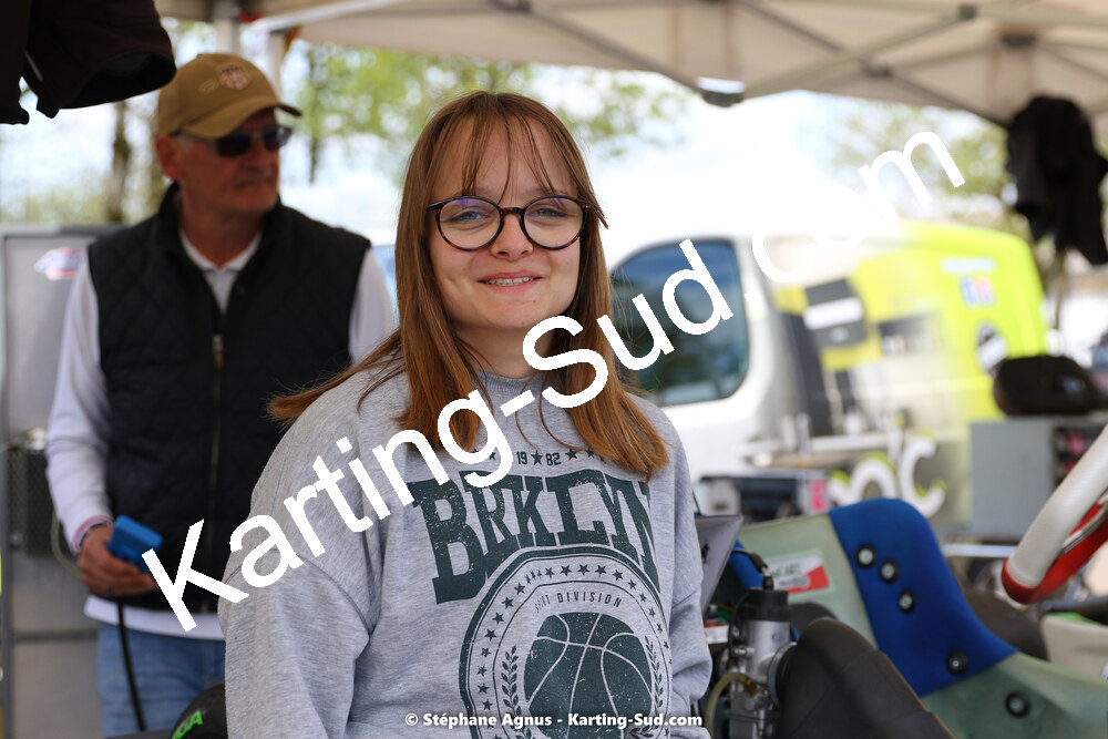 Louise Marie DUPUY — 30/04 & 01/05/2022 : 4ème manche du Championnat du Sud 2022 au circuit Karting Plus de Belmont sur Rance (photos Stéphane Agnus) 2022 — karting