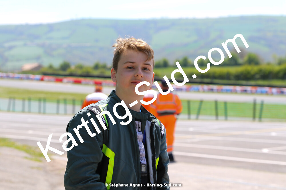 Gaspar SIMON — 30/04 & 01/05/2022 : 4ème manche du Championnat du Sud 2022 au circuit Karting Plus de Belmont sur Rance (photos Stéphane Agnus) 2022 — karting
