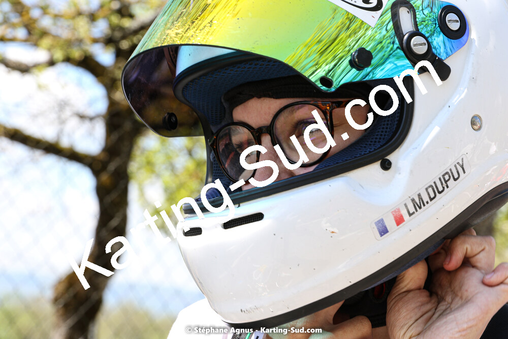 Louise Marie DUPUY — 30/04 & 01/05/2022 : 4ème manche du Championnat du Sud 2022 au circuit Karting Plus de Belmont sur Rance (photos Stéphane Agnus) 2022 — karting