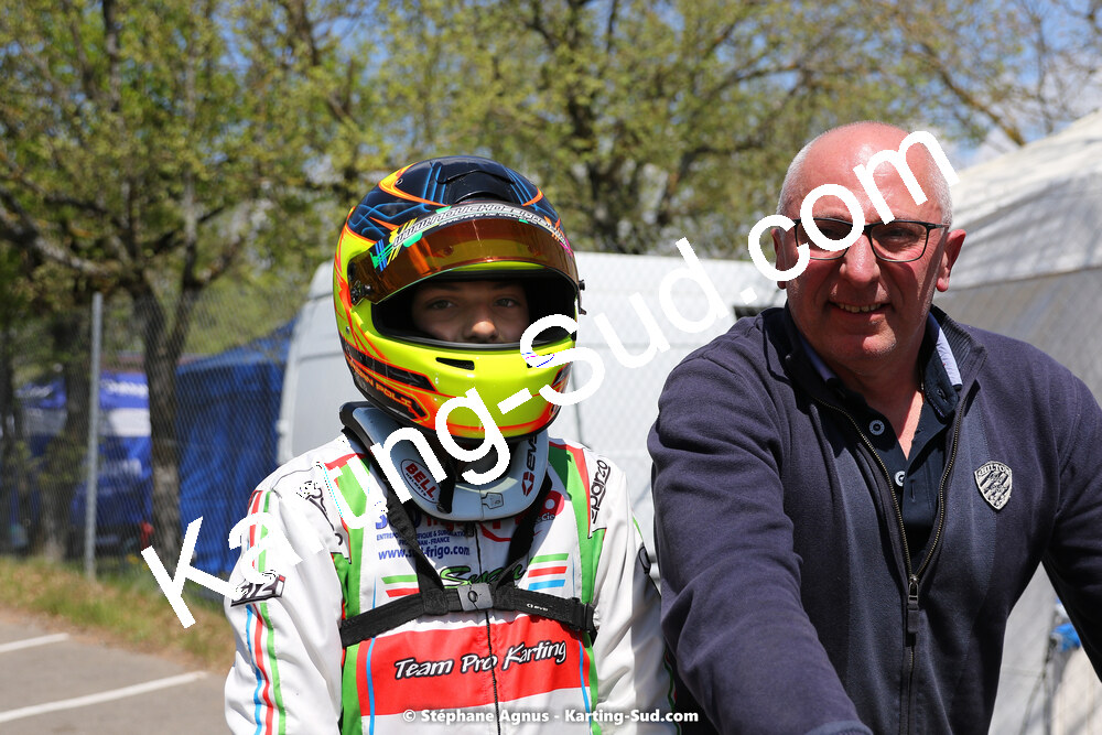 Dorian POLI — 30/04 & 01/05/2022 : 4ème manche du Championnat du Sud 2022 au circuit Karting Plus de Belmont sur Rance (photos Stéphane Agnus) 2022 — karting