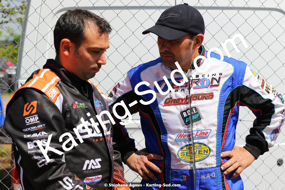 Grégory LEDER, Hakim AIT OUARET — 30/04 & 01/05/2022 : 4ème manche du Championnat du Sud 2022 au circuit Karting Plus de Belmont sur Rance (photos Stéphane Agnus) 2022 — karting