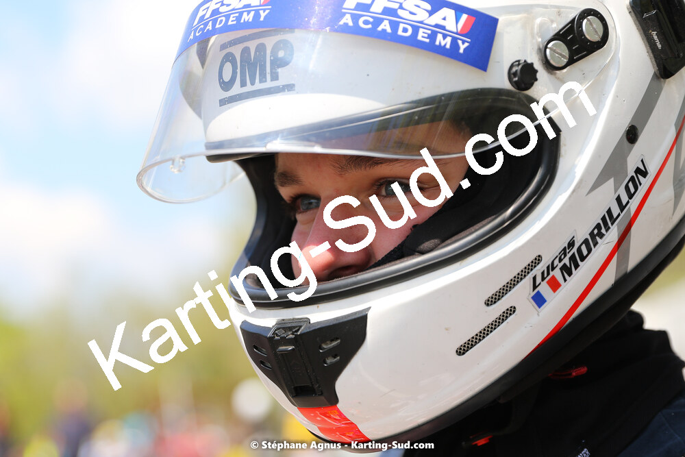 Lucas MORILLON — 30/04 & 01/05/2022 : 4ème manche du Championnat du Sud 2022 au circuit Karting Plus de Belmont sur Rance (photos Stéphane Agnus) 2022 — karting
