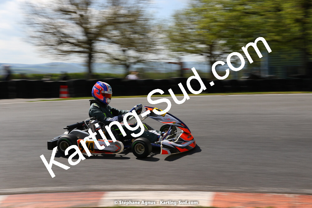 Gaspar SIMON — 30/04 & 01/05/2022 : 4ème manche du Championnat du Sud 2022 au circuit Karting Plus de Belmont sur Rance (photos Stéphane Agnus) 2022 — karting