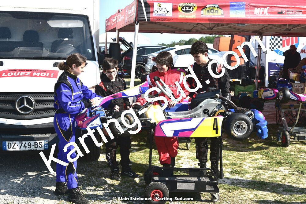 01/05/2022 : 2ème manche Trophée Ufolep Karting Nouvelle Aquitaine à Saint Genis (Photos Alain Estebenet) 2022 — karting