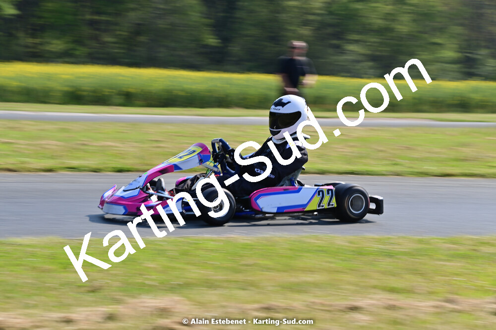 01/05/2022 : 2ème manche Trophée Ufolep Karting Nouvelle Aquitaine à Saint Genis (Photos Alain Estebenet) 2022 — karting