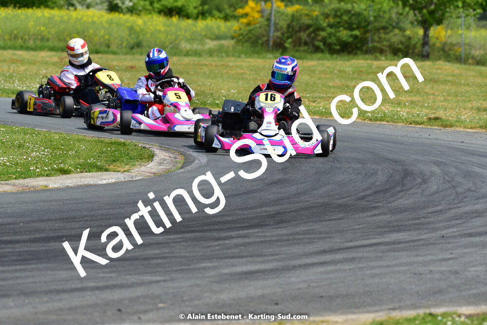 01/05/2022 : 2ème manche Trophée Ufolep Karting Nouvelle Aquitaine à Saint Genis (Photos Alain Estebenet) 2022 — karting