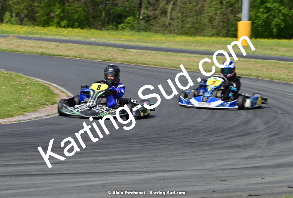01/05/2022 : 2ème manche Trophée Ufolep Karting Nouvelle Aquitaine à Saint Genis (Photos Alain Estebenet) 2022 — karting