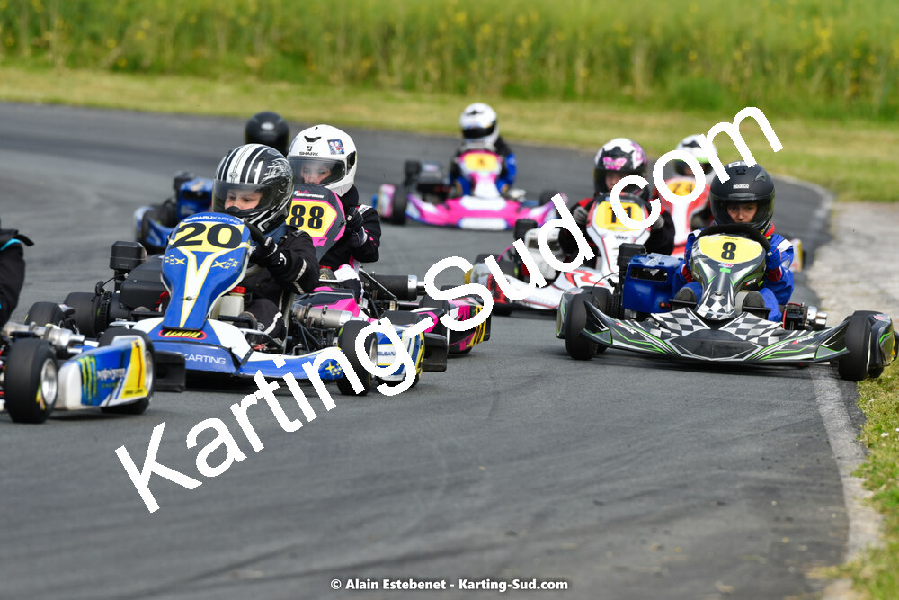 01/05/2022 : 2ème manche Trophée Ufolep Karting Nouvelle Aquitaine à Saint Genis (Photos Alain Estebenet) 2022 — karting