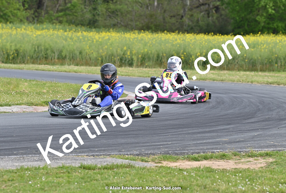 01/05/2022 : 2ème manche Trophée Ufolep Karting Nouvelle Aquitaine à Saint Genis (Photos Alain Estebenet) 2022 — karting