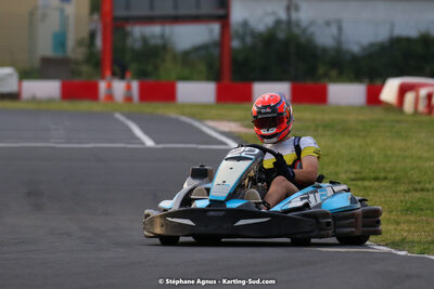 08/05/2022 : Un baquet pour Adrien à Megakart Vias (Photos Stéphane Agnus) 2022 — karting