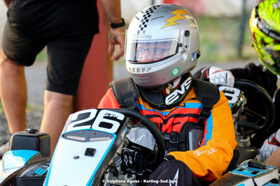 08/05/2022 : Un baquet pour Adrien à Megakart Vias (Photos Stéphane Agnus) 2022 — karting