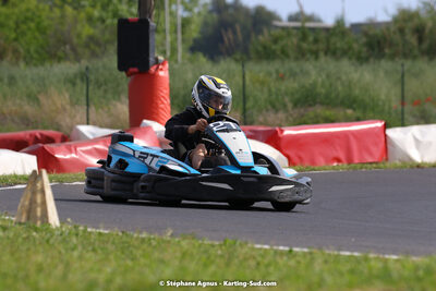 08/05/2022 : Un baquet pour Adrien à Megakart Vias (Photos Stéphane Agnus) 2022 — karting