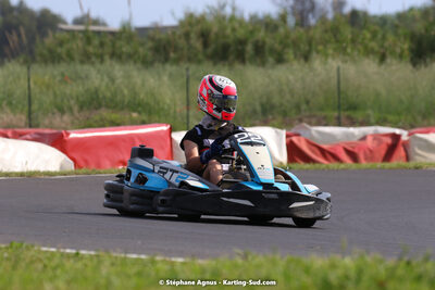 08/05/2022 : Un baquet pour Adrien à Megakart Vias (Photos Stéphane Agnus) 2022 — karting