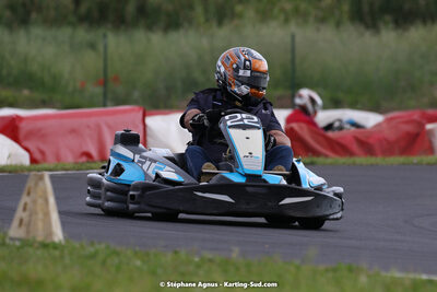 08/05/2022 : Un baquet pour Adrien à Megakart Vias (Photos Stéphane Agnus) 2022 — karting
