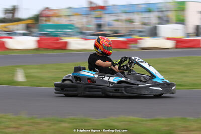 08/05/2022 : Un baquet pour Adrien à Megakart Vias (Photos Stéphane Agnus) 2022 — karting
