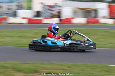 08/05/2022 : Un baquet pour Adrien à Megakart Vias (Photos Stéphane Agnus) 2022 — karting