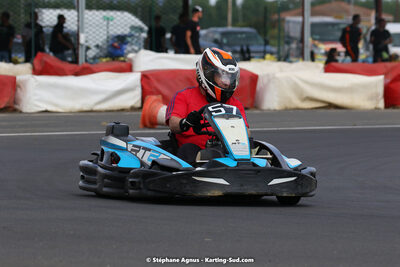 08/05/2022 : Un baquet pour Adrien à Megakart Vias (Photos Stéphane Agnus) 2022 — karting