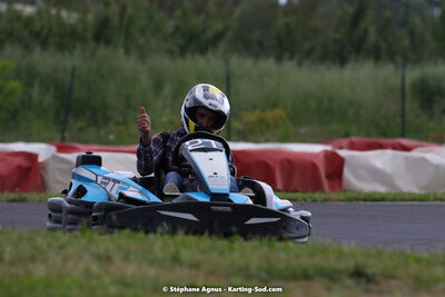 08/05/2022 : Un baquet pour Adrien à Megakart Vias (Photos Stéphane Agnus) 2022 — karting