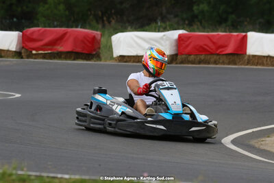 08/05/2022 : Un baquet pour Adrien à Megakart Vias (Photos Stéphane Agnus) 2022 — karting