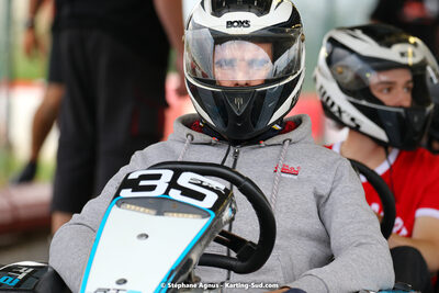 08/05/2022 : Un baquet pour Adrien à Megakart Vias (Photos Stéphane Agnus) 2022 — karting