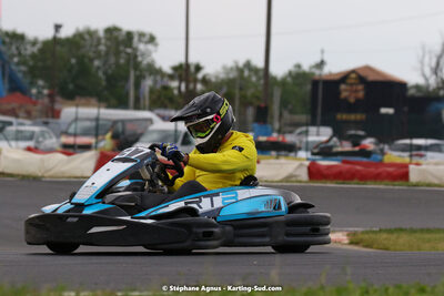 08/05/2022 : Un baquet pour Adrien à Megakart Vias (Photos Stéphane Agnus) 2022 — karting