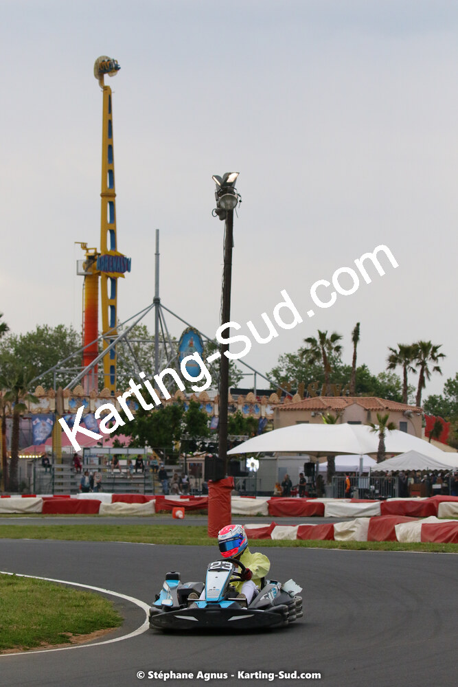 08/05/2022 : Un baquet pour Adrien à Megakart Vias (Photos Stéphane Agnus) 2022 — karting