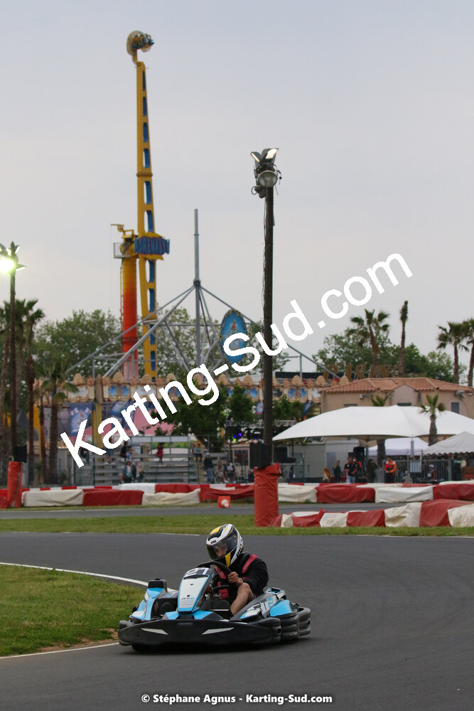 08/05/2022 : Un baquet pour Adrien à Megakart Vias (Photos Stéphane Agnus) 2022 — karting