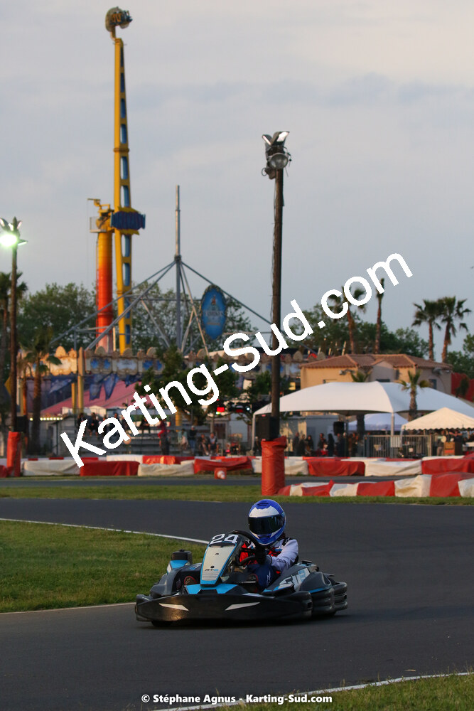 08/05/2022 : Un baquet pour Adrien à Megakart Vias (Photos Stéphane Agnus) 2022 — karting