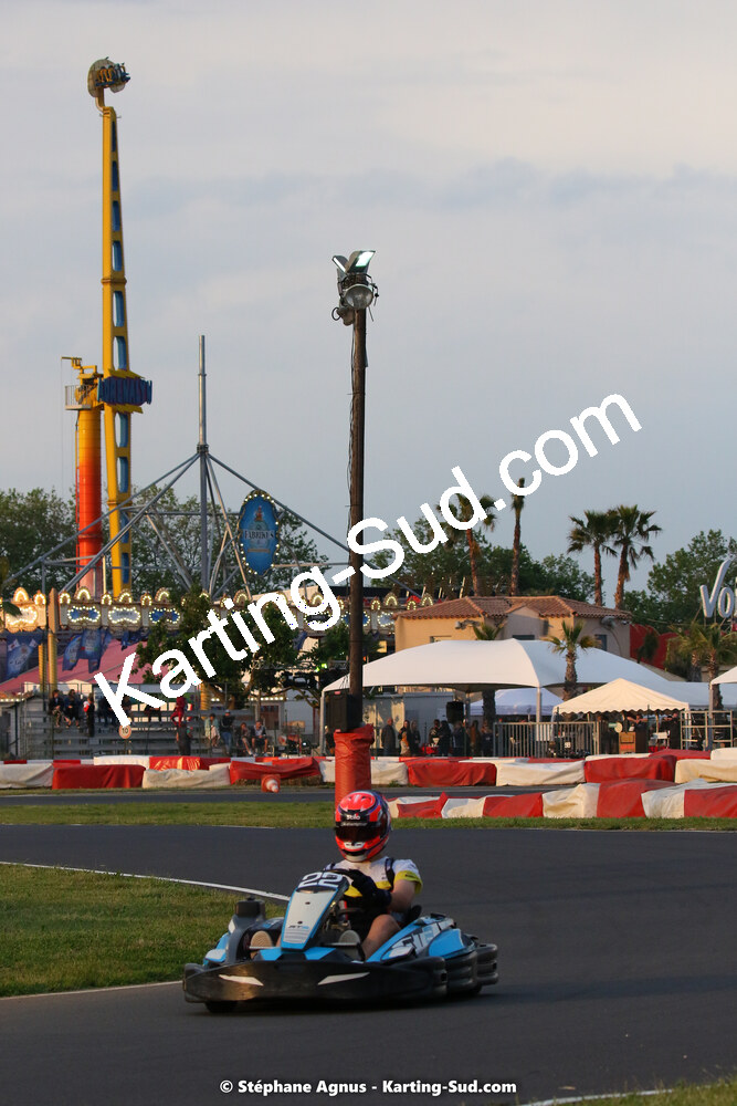 08/05/2022 : Un baquet pour Adrien à Megakart Vias (Photos Stéphane Agnus) 2022 — karting