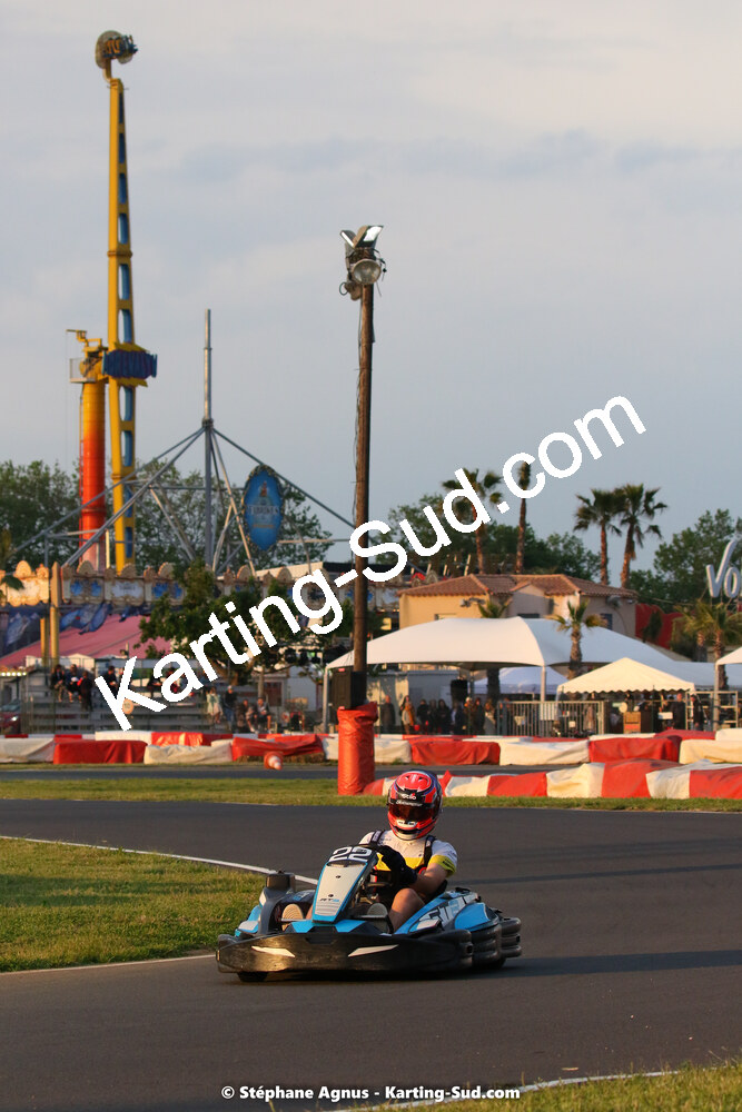 08/05/2022 : Un baquet pour Adrien à Megakart Vias (Photos Stéphane Agnus) 2022 — karting
