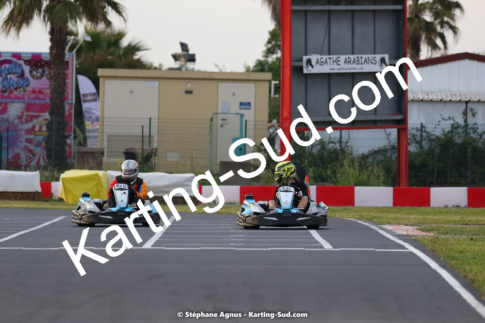 08/05/2022 : Un baquet pour Adrien à Megakart Vias (Photos Stéphane Agnus) 2022 — karting