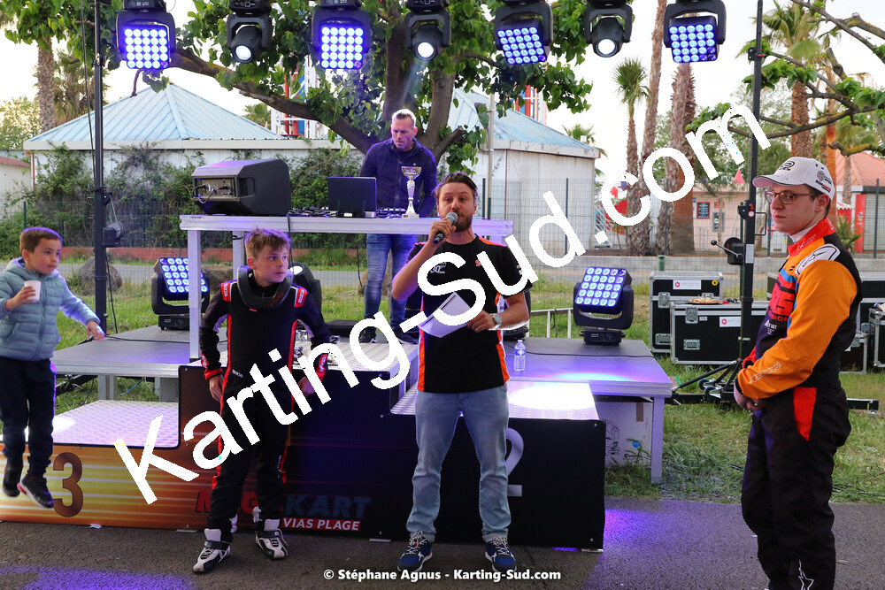 08/05/2022 : Un baquet pour Adrien à Megakart Vias (Photos Stéphane Agnus) 2022 — karting