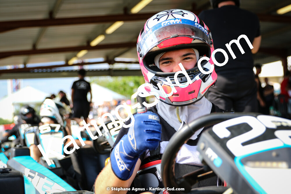 08/05/2022 : Un baquet pour Adrien à Megakart Vias (Photos Stéphane Agnus) 2022 — karting