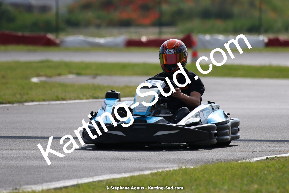 08/05/2022 : Un baquet pour Adrien à Megakart Vias (Photos Stéphane Agnus) 2022 — karting