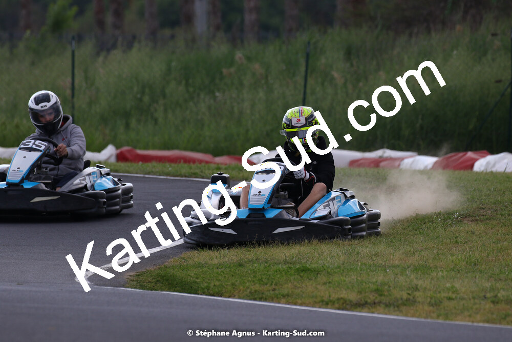 08/05/2022 : Un baquet pour Adrien à Megakart Vias (Photos Stéphane Agnus) 2022 — karting