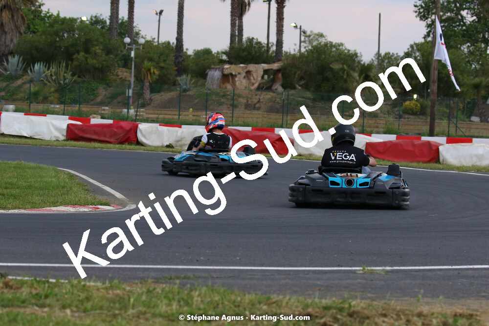 08/05/2022 : Un baquet pour Adrien à Megakart Vias (Photos Stéphane Agnus) 2022 — karting