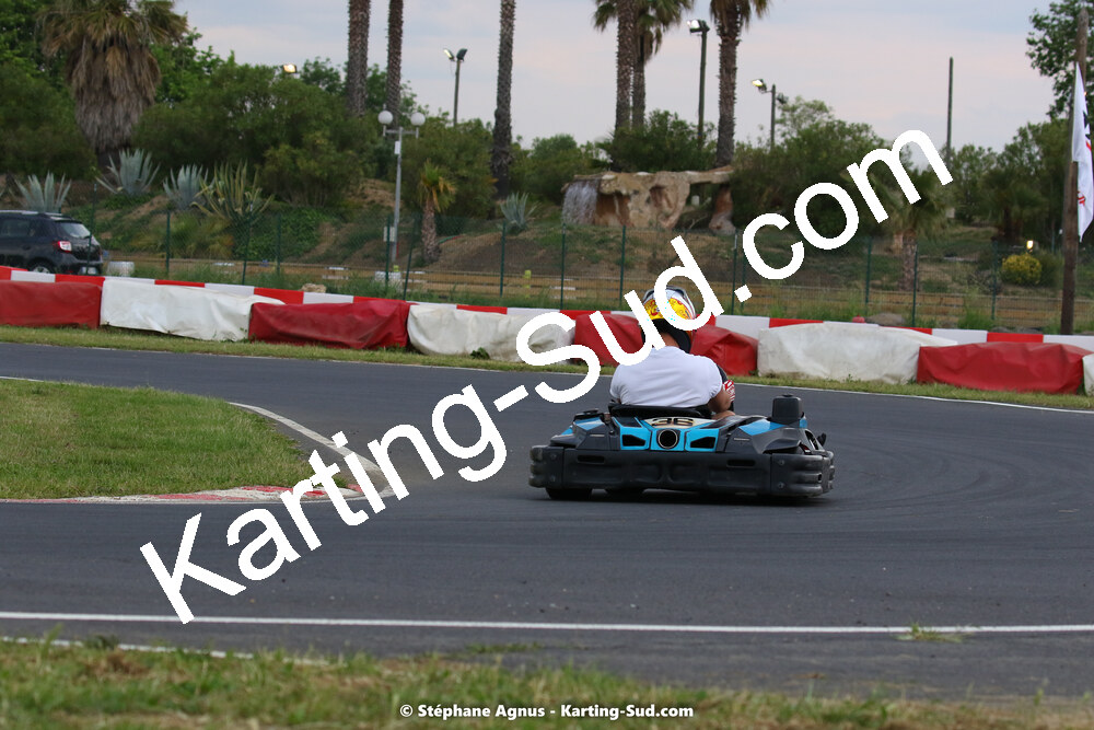 08/05/2022 : Un baquet pour Adrien à Megakart Vias (Photos Stéphane Agnus) 2022 — karting