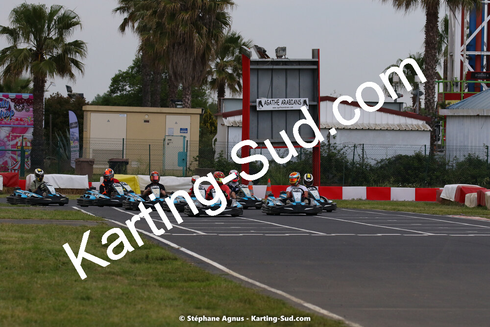 08/05/2022 : Un baquet pour Adrien à Megakart Vias (Photos Stéphane Agnus) 2022 — karting