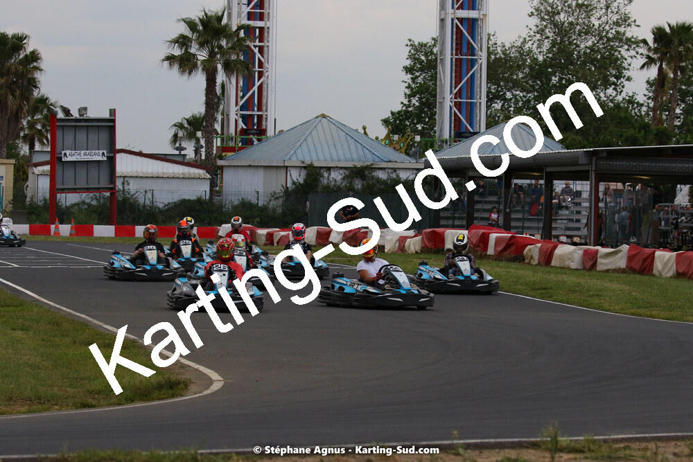 08/05/2022 : Un baquet pour Adrien à Megakart Vias (Photos Stéphane Agnus) 2022 — karting