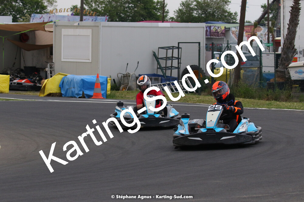 08/05/2022 : Un baquet pour Adrien à Megakart Vias (Photos Stéphane Agnus) 2022 — karting