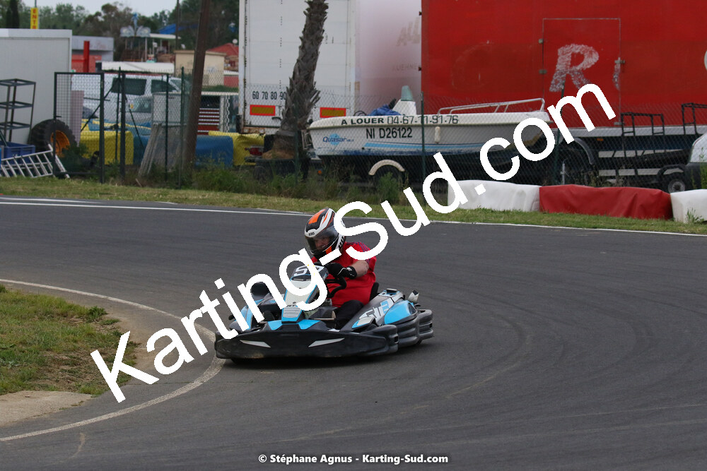08/05/2022 : Un baquet pour Adrien à Megakart Vias (Photos Stéphane Agnus) 2022 — karting
